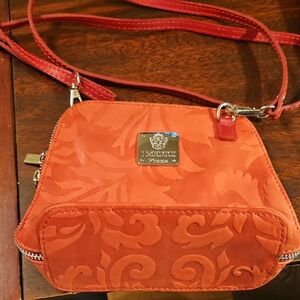 I Medici Red Leather Crossbody Bag